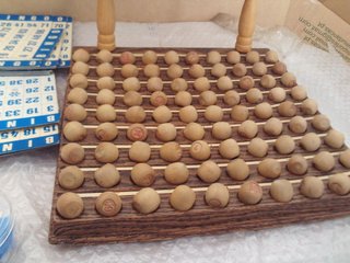 Bingo/Lotería Antiguo Madera