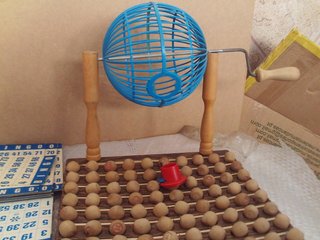 Bingo/Lotería Antiguo Madera