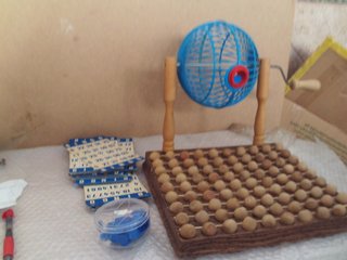 Bingo/Lotería Antiguo Madera