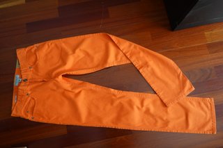 Pantalón slim naranja hombre Talla M