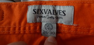 Pantalón slim naranja hombre Talla M