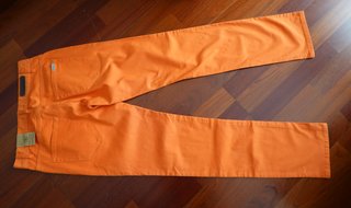 Pantalón slim naranja hombre Talla M