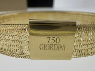 PULSERA ELASTICA DE ORO DE 18 KILATES - ORO 18KT