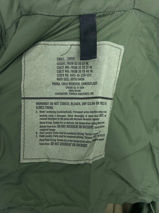 Chaqueta militar camuflaje