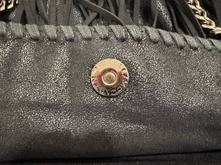 Borsa Stella McCartney mini Falabella Fringe Nera