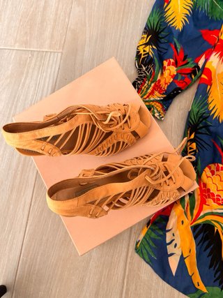 Sandalias Uterqüe Beige Talla 39