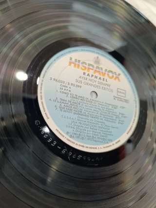 Vinilo Raphael Ayer Hoy y Siempre