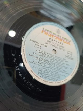 Vinilo Raphael Ayer Hoy y Siempre