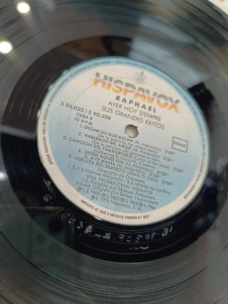 Vinilo Raphael Ayer Hoy y Siempre