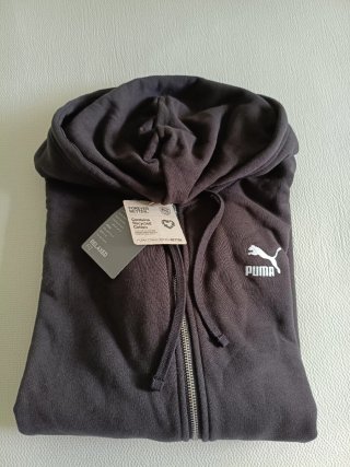 Sudadera Puma con capucha negra