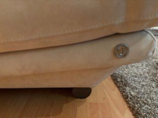 Sofá Natuzzi con Chaise Longue Beige
