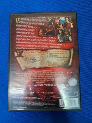 PELICULA DVD PIRATAS DEL CARIBE LEER DESCRIPCION