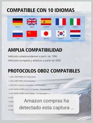 Escáner Diagnóstico Coche OBD2