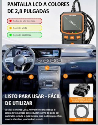 Escáner Diagnóstico Coche OBD2
