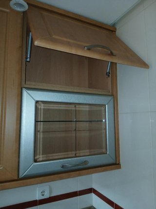 Muebles de cocina madera y metal