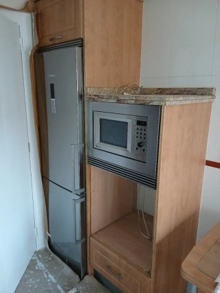 Muebles de cocina madera y metal