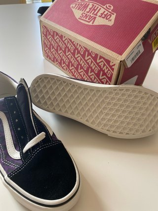 Zapatillas Vans Old Skool Morado Leopardo