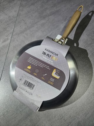 Padella 22 cm. 3 Strati Tri Ply-Gold•Nuovo•❗-20%❗