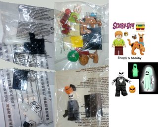 5 Minifigure Mistery Shaggy Scooby Jack Tipo Lego