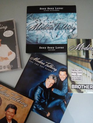 Lote Modern Talking: 1 CD + 4 Maxi Single
