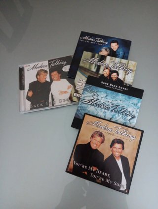 Lote Modern Talking: 1 CD + 4 Maxi Single