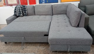 Sofá Cama "Febe" Tela, Chaiselong, Arcón. ¡OFERTA!