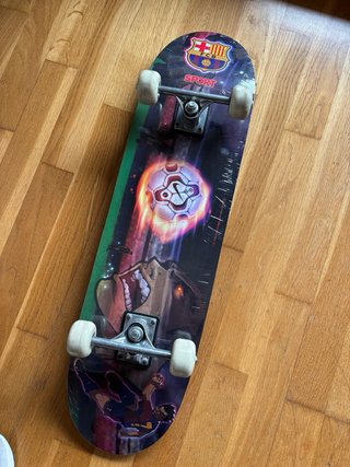 Skate nuevo (embalado) escudo Barça
