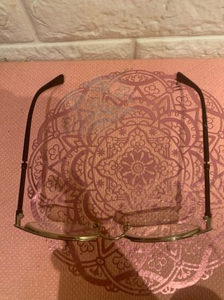 Gafas Versace Mujer Negro/Dorado