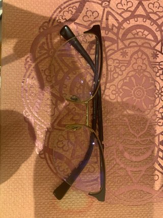 Gafas Versace Mujer Negro/Dorado