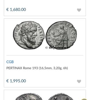 Pertinax!Rarisimo y escasisimo denario!EBC+!Certif
