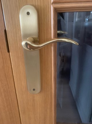 Puerta doble roble comedor