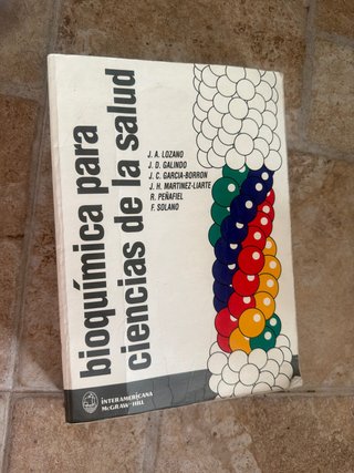 Bioquímica para ciencias de la salud