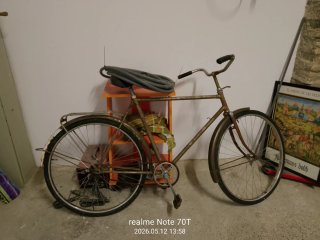 Bicicleta antigua alemana freno contrapedal