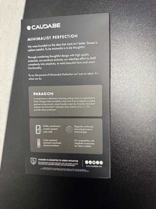 Caudabe Paragon iPhone 17 pro max