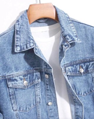 Chaqueta Vaquera Hombre Azul