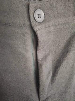 Pantalones grises oversize abrigados