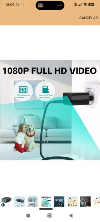 Enchufe Cámara Espía HD nuevo a estrenar