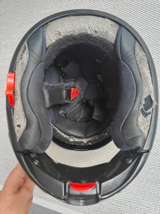 Casco Modular Moto LS2 Negro talla S