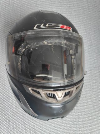 Casco Modular Moto LS2 Negro talla S