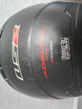 Casco Modular Moto LS2 Negro talla S