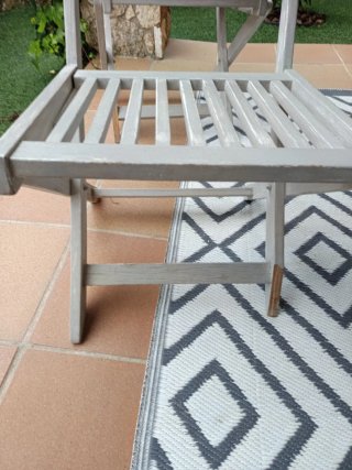 Pack 8 Sillas Plegables Madera restaurar