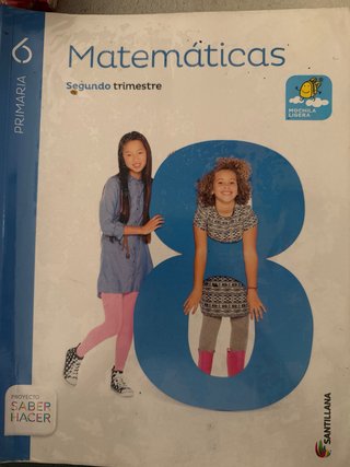 libro matemáticas 6 de primaria