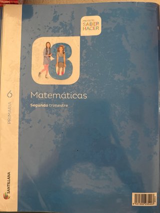 libro matemáticas 6 de primaria