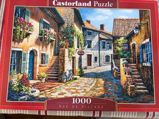 Puzzle Castorland 1000 piezas Rue de Village