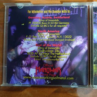 2CD Manowar Hell On Wheels (Live 1997)
