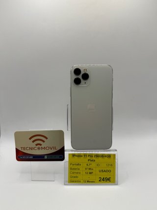iPhone 11 Pro 256GB Plata