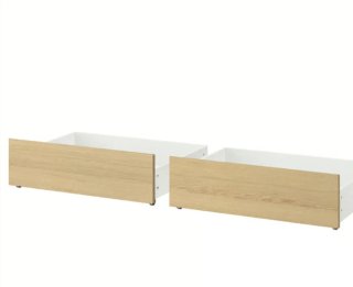 Cajoneras de madera para cama 4 cajoneras