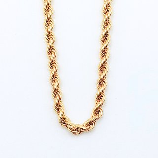 Cadena Oro 18K, Cordón Salomónico, 12.39gr, 42cm