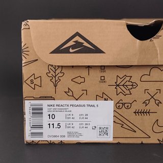 44 - Nike ReactX Pegasus Trail 5 - Vast Grey