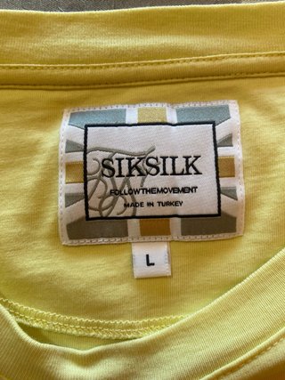 Camiseta SikSilk Amarilla Talla L